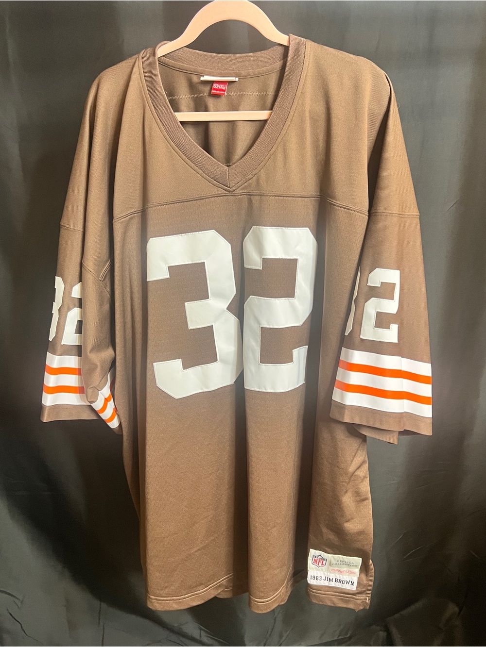Mitchell & Ness Cleveland Browns Jim Brown #32 NFL Replica Jersey 4XL